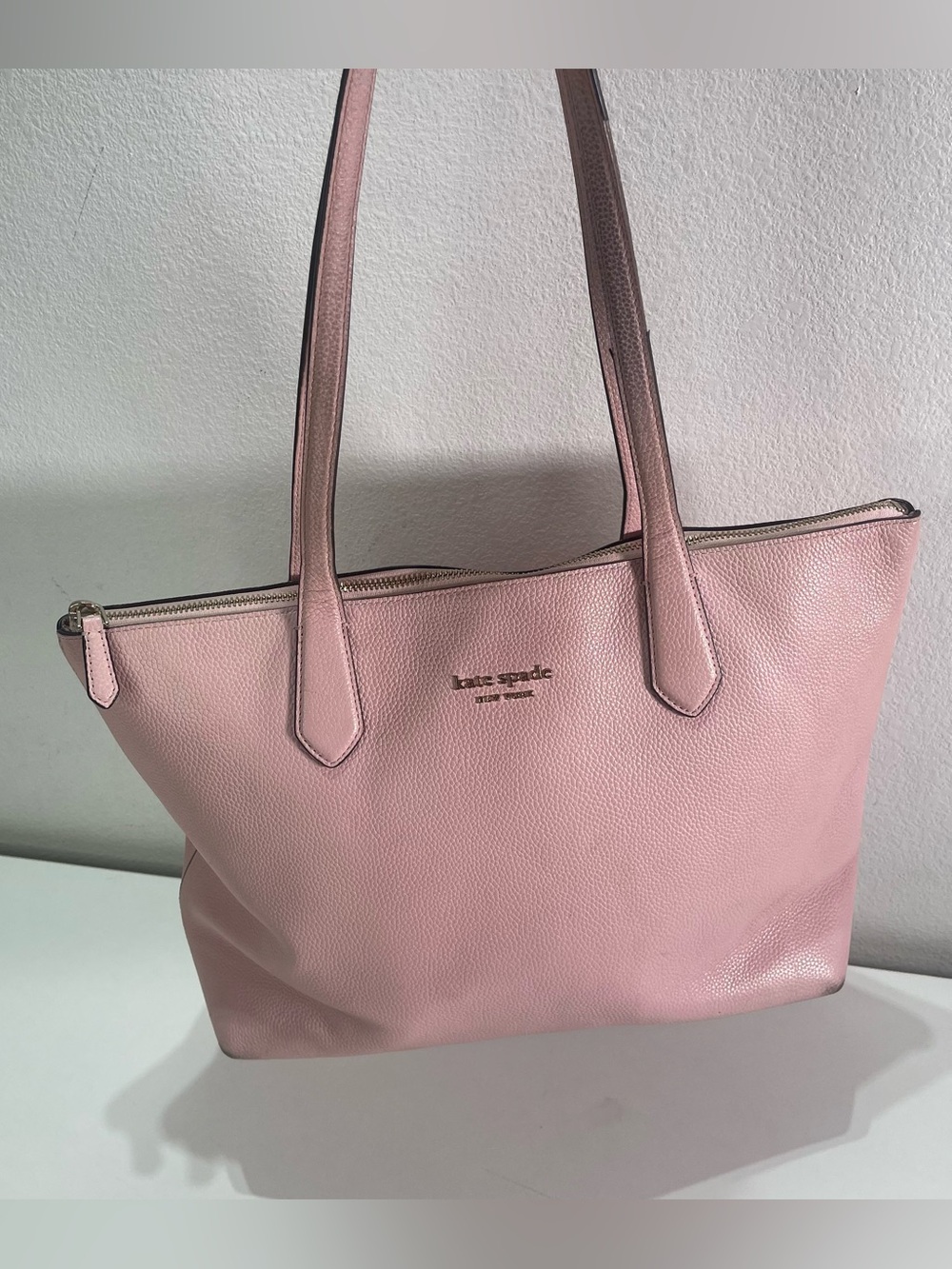 Kate Spade New York Bradley Baby Pink Large Tote Bag Shoulder Purse Coquette